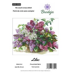 Embroidery kit Lilac