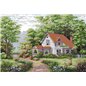 Embroidery kit Woodland Villa