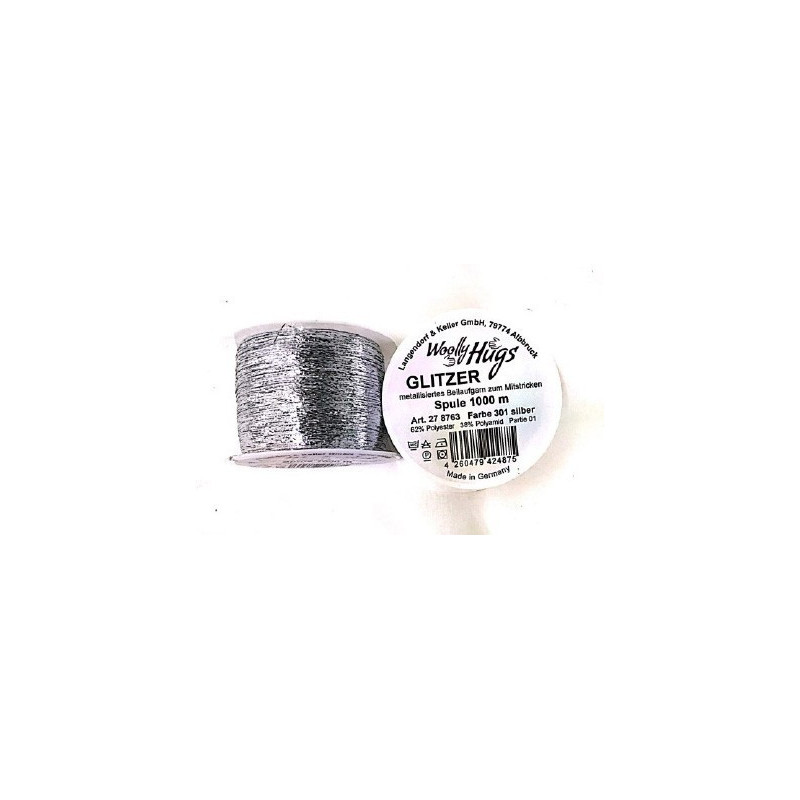 Woolly Hugs Glitzer Silver