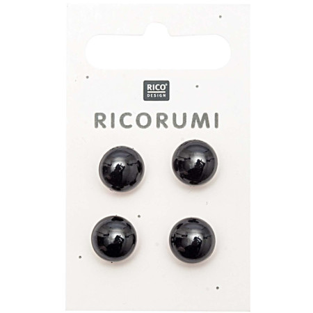 Rico Design 4 Animal eyes for sewing 11 mm