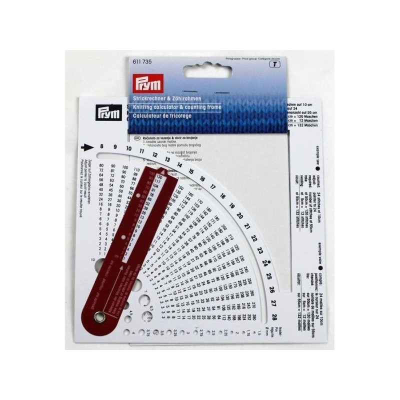 Calculateur de tricotage Prym