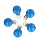 attache sucette en bois bleuet bleu