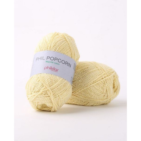Laine à tricoter  Phildar Phil Popcorn Poussin