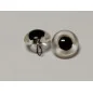 glass animal eye to sew 15 mm clear