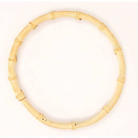   Bag handles bamboo nature 18 cm