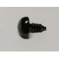 Animal noses 12 mm triangle flat black Animal noses 12 mm triangle flat black