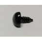 Nez 12 mm triangle plat noir