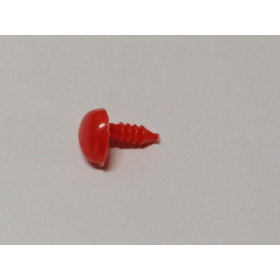 Nez 12 mm triangle plat rouge