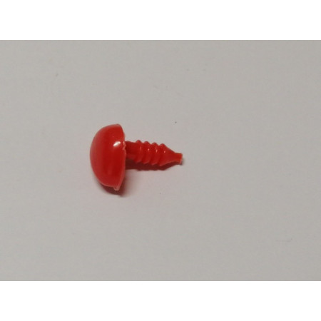 Nez 12 mm triangle plat rouge