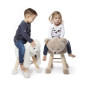 Tabourets animaliers au crochet partie 1