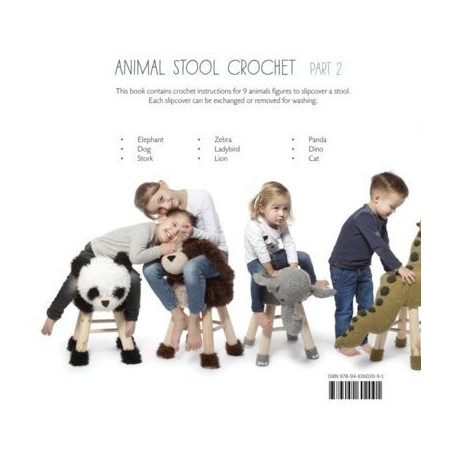 Animal stool crochet part 2
