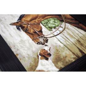 Luca-S Kit de broderie Chasseur et renard