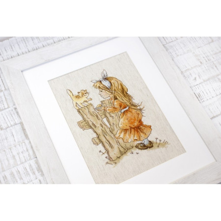 Luca-S Kit de broderie Avec un chaton