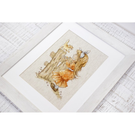 Kit de broderie Avec un chaton