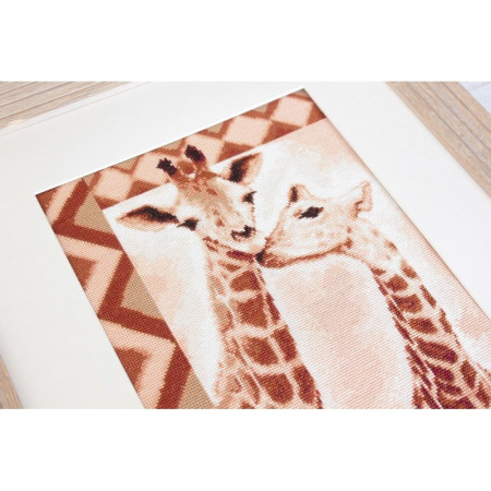 Kit de broderie girafes