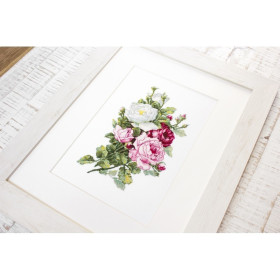 Kit de broderie Bouquet de Roses
