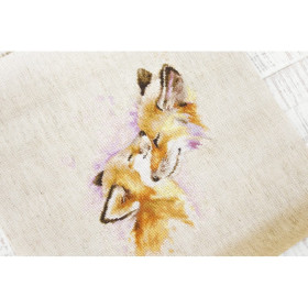 Luca-S Embroidery kit Foxes