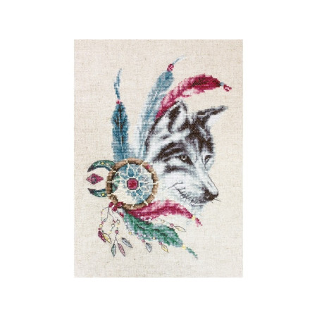 Luca-S Kit de broderie Le loup