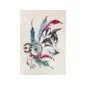 Kit de broderie Le loup Kit de broderie Le loup