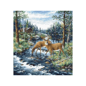 Luca-S Kit de broderie Matin paisible