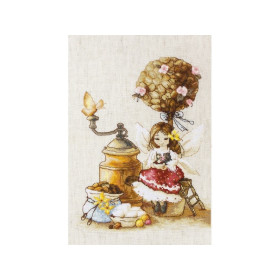 Luca-S Kit de broderie café Fée