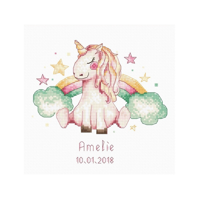 Embroidery kit Unicorn 2 Embroidery kit Unicorn 2