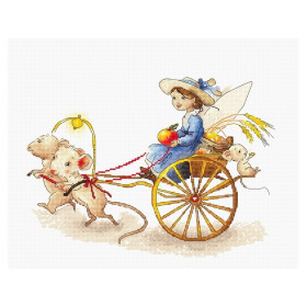 Luca-S Kit de broderie Fée avec Souris