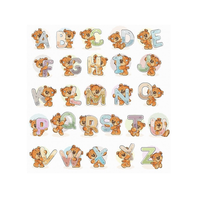 Kit de broderie Alphabet