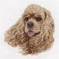Embroidery kit Cocker Spaniel