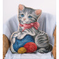 Cross stitch cushion kit  My Kitten