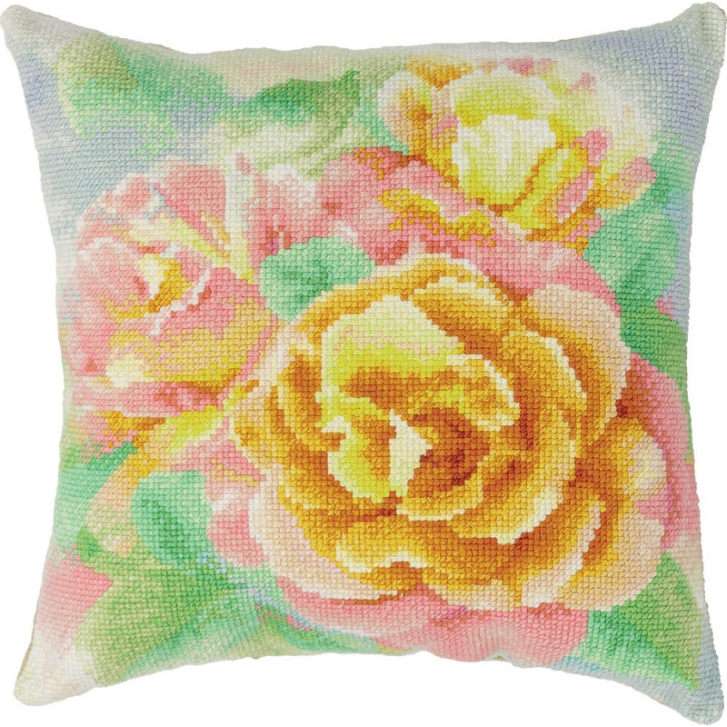Kit coussin au point croix Parfum du soleil
