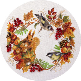 Panna Kit de broderie Couronne d'automne