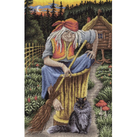 Panna Embroidery kit Baba Yaga