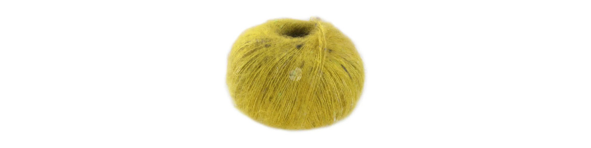 Lana Grossa Natural Superkid Tweed – Fil mohair