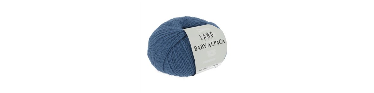 Lang Yarns Baby Alpaca laine à tricoter