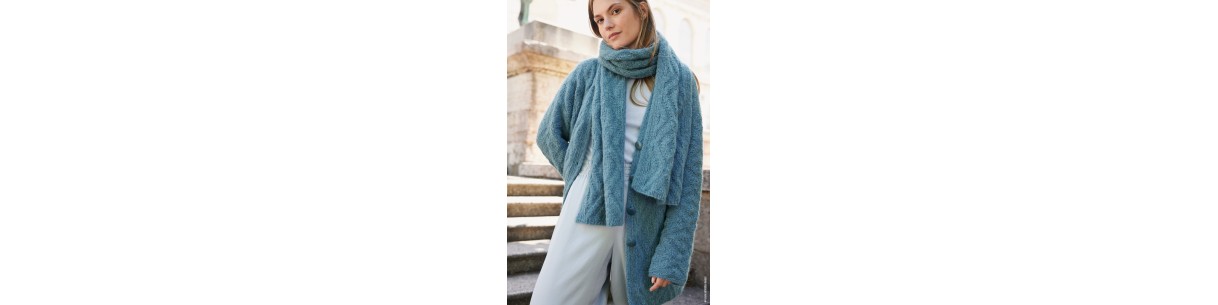 Stylish Knitting Scarves Kits