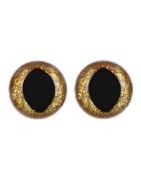 Yeux de sécurité chat à paillettes